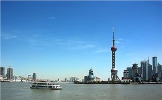 Oriental Pearl TV Tower in Shanghai
