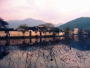 Hongcun Village, one of World Cultural Heritages in china.