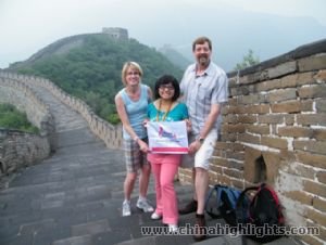 A happy memory with the CHT guide. 