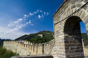 Superb views through watch towers on The Mutianyu 