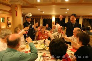 Captain's welcome cocktail party